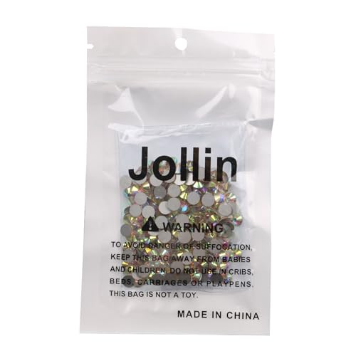 Image of 288pcs Glue Fix Crystal Flatback Rhinestones Glass Diamantes Gems for Crafting Nail Art Crafts Decorations Clothes Shoes 6.4mm (ss30, Crystal AB)
