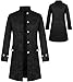 Produktbild Herren Gothic Steampunk Vintage Tailcoat Jacke Mittelalter Viktorianischen Gehrock Uniform Karneval Fasching Halloween Cosplay Kostüm 008BL