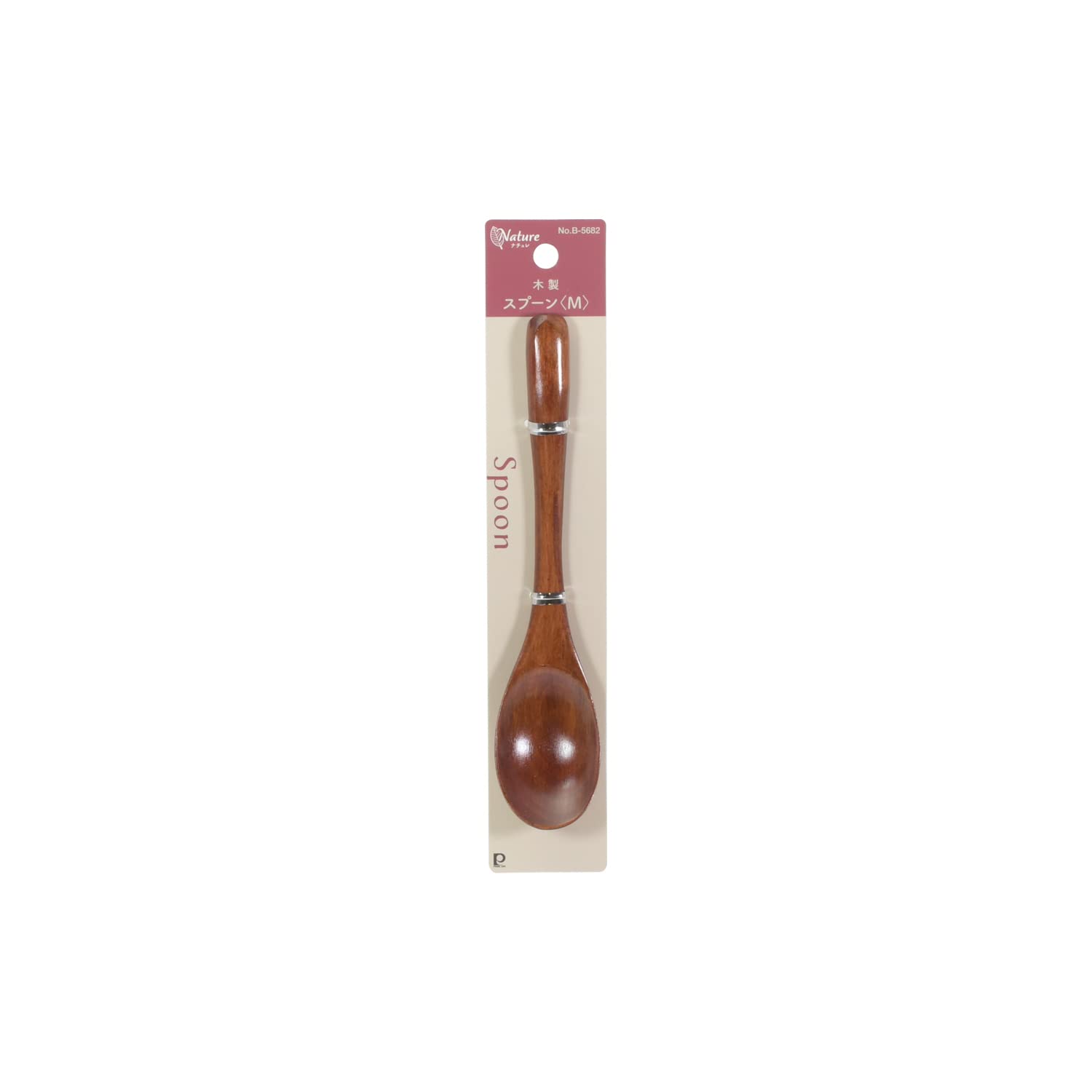 Natural Wood Lacquered Spoon, Size M