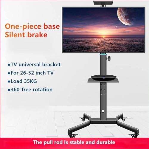Soporte Móvil para TV con Ruedas y Estante Ajustable miniatura 5