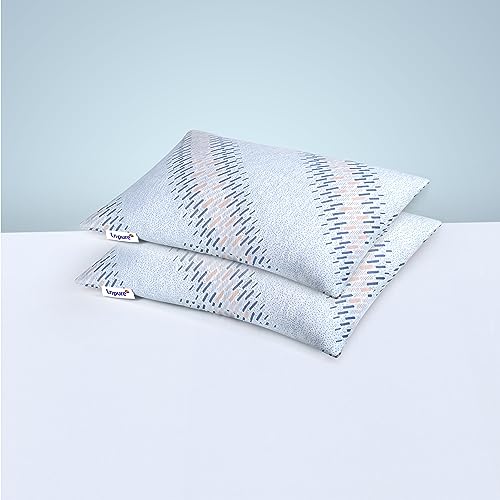 Image of Livpure Smart Cloud Original Microfiber Sleeping Pillow | Extra Soft Bed Pillow | Neck Support | Hypoallergenic & Breathable Plush | Fiber Filled Cushion | Multicolor | King Size | 24x16x4 | Pack of 2