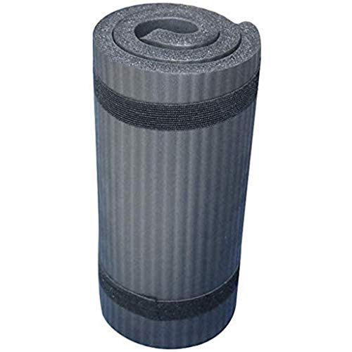 EUBUY Yoga Mat Non Slip, Pilates Mats Extra Thick, Stretching Mats for Home, Floor Mat for Exercise, Fitness Mats for Home Gym, Foam Mats for Gym, Cushioned Exercise Floor Mat (Black)