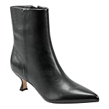 Marc Fisher LTD Women's Iggy Bootie, Black Leather 001, 7