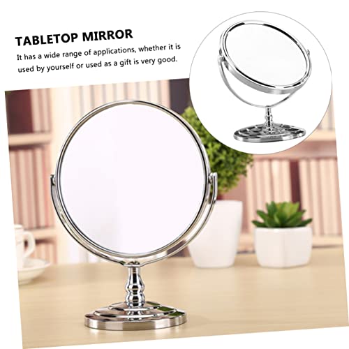 Espejo de maquillaje Ipetboom doble cara con soporte giratorio miniatura 7