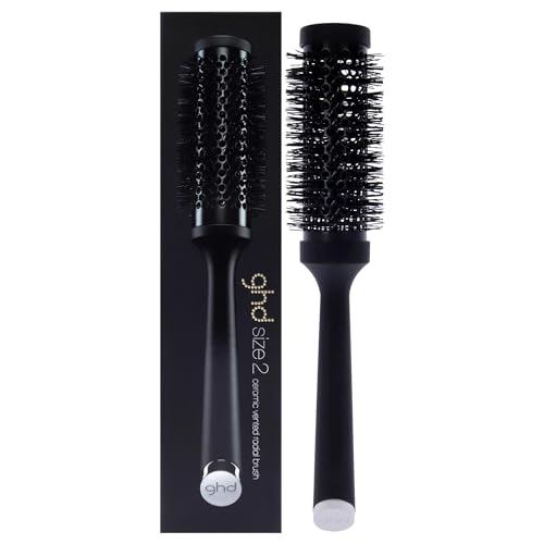 ghd Ceramic Vented Round Brush - 1.3 inch Barrel, 35mm Barrel, Size 2 ghd Ceramic Vented Round Brush - 1.3 inch Barrel, 35mm Barrel, Size 2