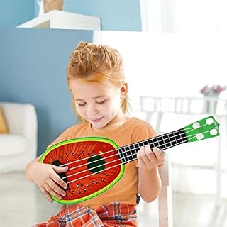 Maseaxi Ukulélé pour Enfants débutants,Guitare pour Tout-Petits en Forme de pastèque – Enfants Mignon ukulélé Rime… - Les Beatles, Paul McCartney, John Lennon, RIngo Starr, George Harrison Maseaxi Ukulélé pour Enfants débutants,Guitare pour Tout-Petits en Forme de pastèque - Enfants Mignon ukulélé Rime… – Image 2