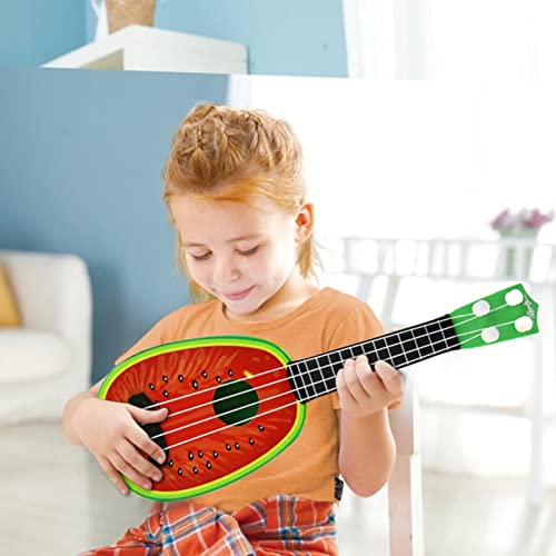 Maseaxi Ukulélé pour Enfants débutants,Guitare pour Tout-Petits en Forme de pastèque – Enfants Mignon ukulélé Rime… - Les Beatles, Paul McCartney, John Lennon, RIngo Starr, George Harrison Maseaxi Ukulélé pour Enfants débutants,Guitare pour Tout-Petits en Forme de pastèque - Enfants Mignon ukulélé Rime… – Image 3