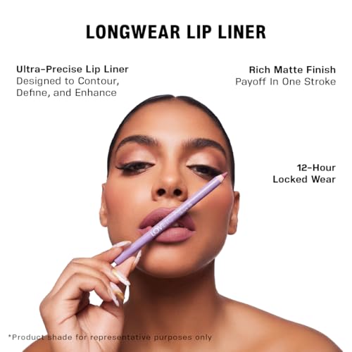 Image of Ultra-Smooth Matte Lip Liner, 12-Hr Wear, One Stroke, Velour 1.14g | Ceramides, Vitamin E & C, Full Coverage, Non-Dry Feel, Vegan & Paraben Free