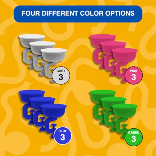 Twistabowl Spill-Proof Baby Bowl with Secure Clip, Lid for Travel, BPA-Free, Dishwasher & Microwave Safe, Non-Toxic Baby Feeding Solution | 3-Pack (Blue) by Twistabowl - Image 2