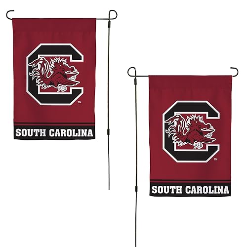 Desert Cactus University of South Carolina Garden Flag Gamecocks USC Cocky Banner 100% Polyester (Design A)