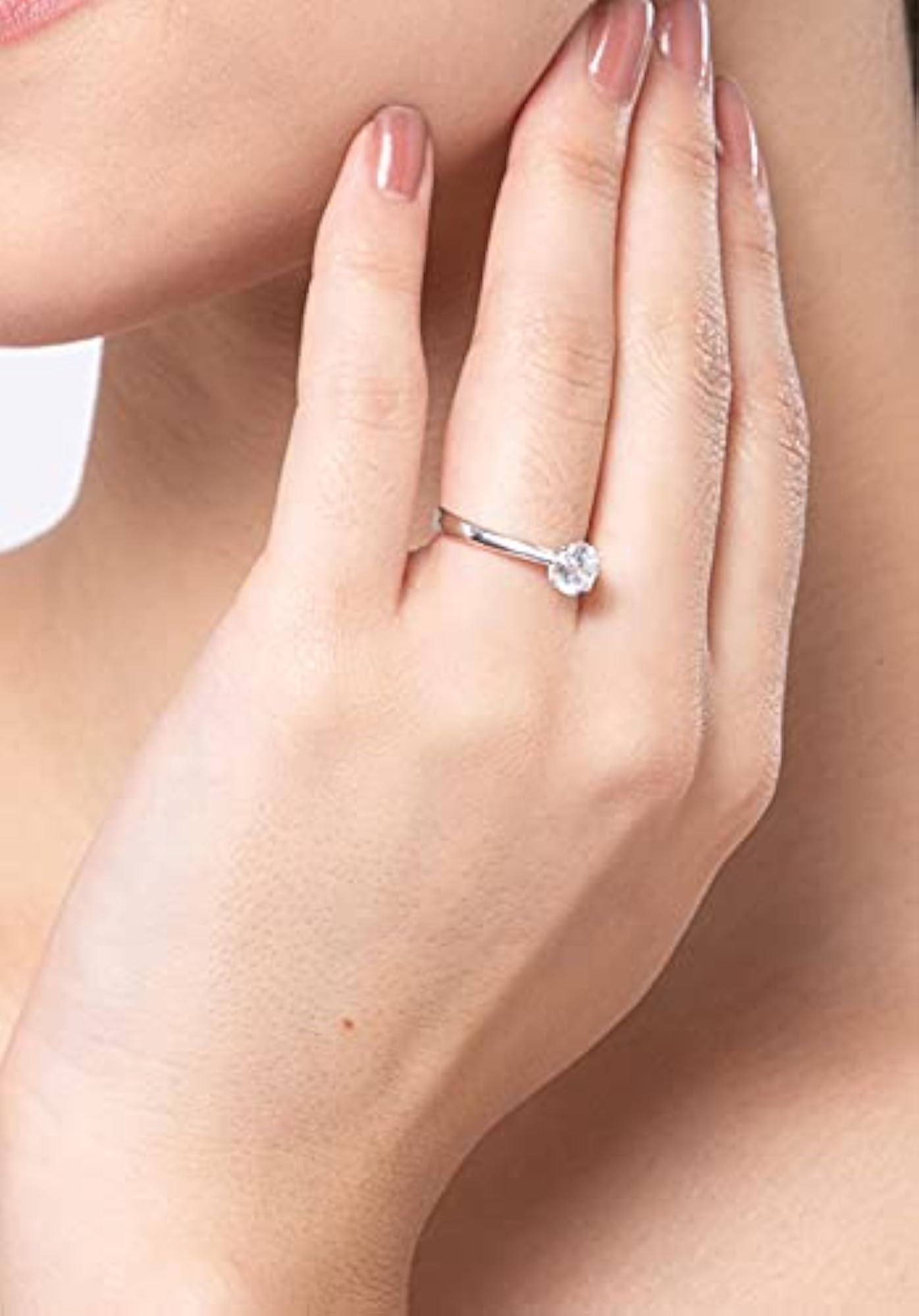 Pure 925 Sterling Silver Adjustable Luca Ring, Gift for Her