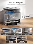 Lefant M3 Max Robot Vacuum and Mop, 20000Pa Suction, 90-Day Self-Emptying, Obstacle Avoidance, Auto Mop Washing&Drying, All-in-One for Pet Hair Carpet, 5G WiFi
