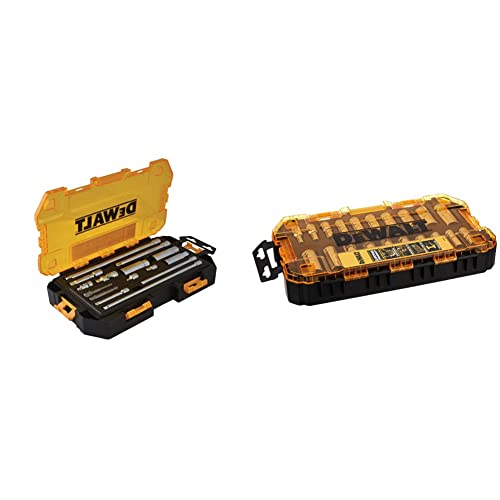 Image of DEWALT Accessory Socket Set, 15-Piece (DWMT73807) & Deep Socket Set, 20-Piece, 3 /8 inch Drive Metric /SAE (DWMT73812)