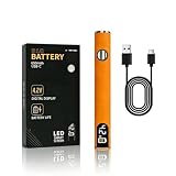 510 Thread Soldering Pen,Portable Rechargeable Wire Soldering Pen Set with LED Display,4.2V for Appliance Repair and Electronic Component Repair（Orange）