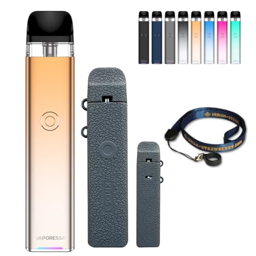 Vaporesso XROS 3 POD KIT + XROS3 対応シリコンケース&ネックストラップセット (Royal Gold)