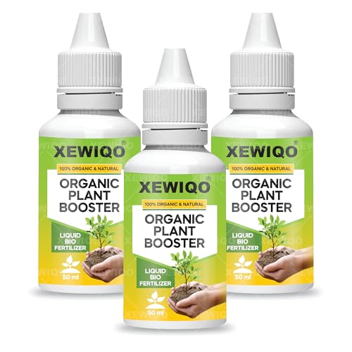 Image of Organic Plant Boost Liquid Biofertilizer (PACK OF 3) (3 x 50ml) ||100% Organic |Plant Booster for Speed Growth |Organic Plant Booster - Healthy Roots & Speed Growth of All Home Garden Plants