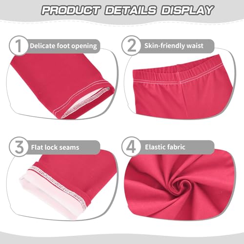 Crimson Leggings for Girls Dance Tights Trousers Casual Yoga Pants Kids Workout Pants, 4T3