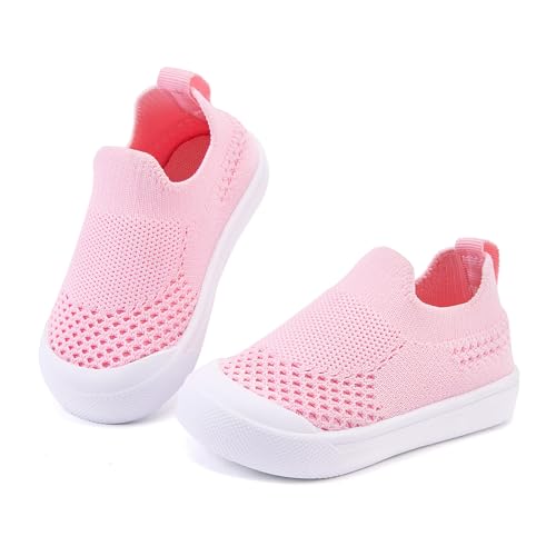Image of BMCiTYBM Baby Sneakers Girls Boys Lightweight Breathable Mesh First Walkers Shoes 6-24 Months