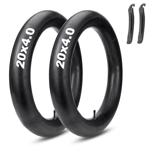 Chambre à air 20x4.0 Mohegia valve Schrader 32mm pour pneu vélo cargo et fatbike lot de 2