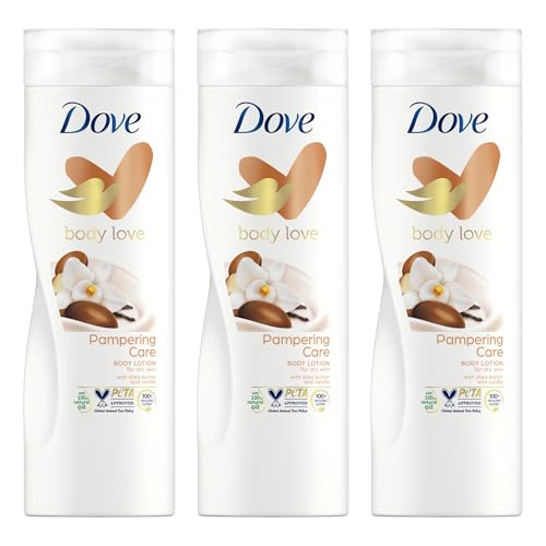 Dove Body Love Pampering Care Body Lotion with Shea Butter and Vanilla, 400 ml | for Dry Skin | Click 'πππππΌπΊπΆππ² π‘πΌπ' to Make Your Bulk Buy