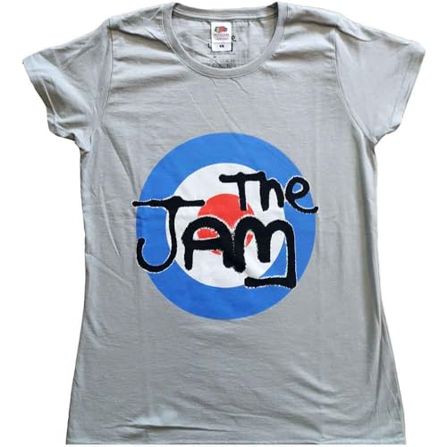 T-Shirt The Jam Spray Target Coupe Ajustee Haut de Gamme pour Femme Gris