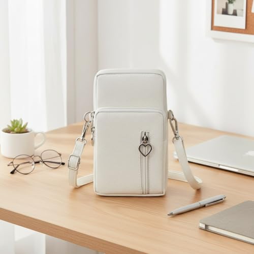 Image of JANKS Small Crossbody Bag for Women - Mini Phone Purses with Crossbody Strap and Wallet - Nylon Arm Bag