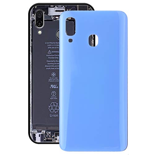 Remplacer vitre arrière brisée Samsung A40 avec cette coque bleue anti-poussière SM-A405F