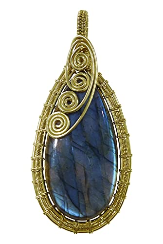 Pendentif Labradorite Créateur Cadeau Idéal Hommes et Femmes