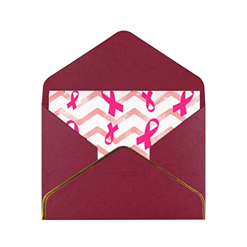 Allgobee Greeting Cards Breast-Cancer-Awareness Envelope Blank Cards Cards For All Occasions,Birthday,Thank You,Wedding #TOP11