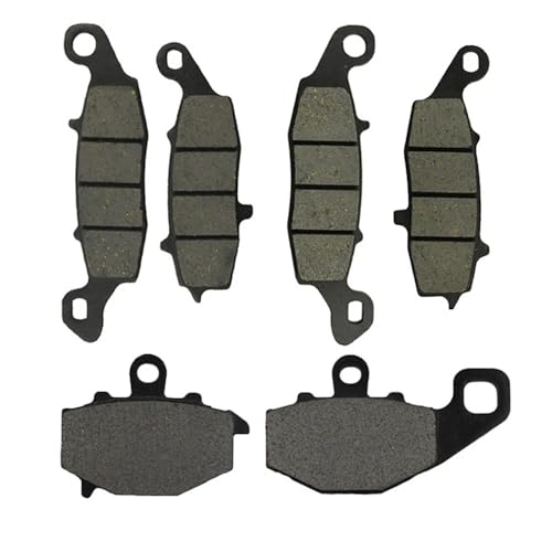 KLE 650 KLE650 07-13 ER6F ER-6F 06-13 ER6N ER-6N 06-13 Z750 Z750S ZR750 04-07用フロント&リアブレーキパッド(Front and Rear)