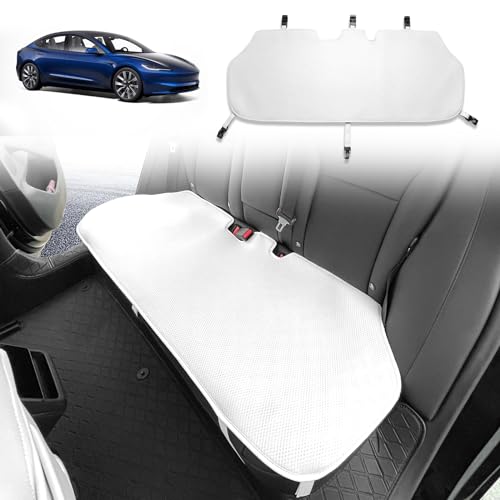 Housse de siège arrière respirante et antidérapante pour Tesla Model 3