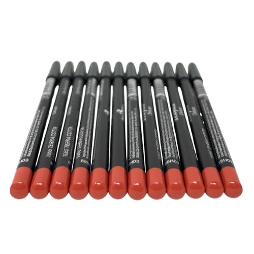 12 pcs Italia-Deluxe Ultra Fine Lip liner, Creamy, Long Lasting, ...