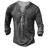 Photo Gallery henley camicie vintage da uomo con bottoni camicetta da uomo henley a maniche lunghe e maniche corte da uomo casual magliette da palestra henley t shirt da uomo, 04-grigio scuro, m Photo Gallery henley camicie vintage da uomo con bottoni camicetta da uomo henley a maniche lunghe e maniche corte da uomo casual magliette da palestra henley t shirt da uomo, 04-grigio scuro, m