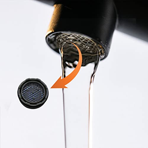 6Pcs Insert Faucet Aerator Cache Faucet Aerator With Key Removal Wrench Tool Tap Aerators Flow Restrictor Faucet Flow Restrictor Replacement Parts For Kitchen Or Bathroom (18.5 Mm/0.72Inch) #TOP6