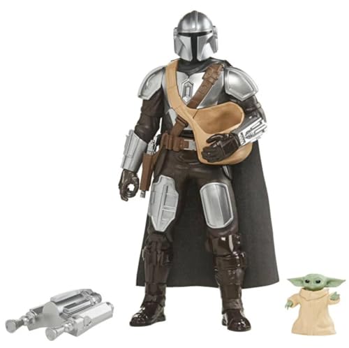Figuras Mandalorian y Grogu Galactic Action Hasbro con sonidos interactivos 8