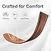 Leather Strap Compatible with Samsung Galaxy Watch 7 6 5 4 Band/Galaxy Watch 5 Pro Bands/6 4 Classic Band, 20mm Top Grain Brown Genuine Leather Wristband for Samsung Watch Bands 44mm 40mm Men Women