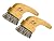 Naturolic All-Natural Grout Brush Set | Palmyra and Tampico Bristles | Multi-Surface Deep Cleaner for Grout, Tile, Shower, Bathtub, Countertop | Eco Friendly Cleaning Products | Pack of 2