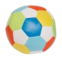 alldoro 60303 Softball, Soft-Fußball für indoor & outdoor, weicher Schaumstoff-Ball für Kinder, Ø 10 cm bunt