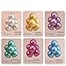 PASOCON Party Balloons Metallic 60 Pack, 12 Inch Chrome Gold Balloons Metallic Silver Balloon Metal Green Purple Blue Red Balloons Helium Balloons for Birthday Baby Shower Graduation Party Decorations