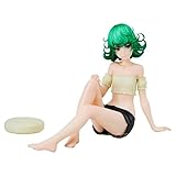 NINJAMO One Punch Man Terrible Tornado Relax Time Pose Anime Figura coleccionable hecha de PVC de 3.9 pulgadas