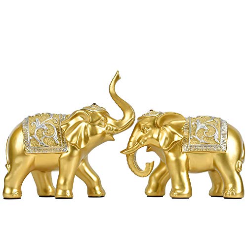 Figurine éléphant décoration pour meuble à vin et salon chaleureux