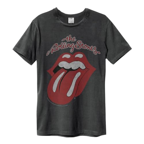 T-Shirt Vintage Amplified Charbon taille M vêtement rock adulte