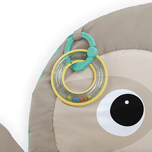 Bright Starts Tummy Time Prop & Play Baby Activity Mat With Support Pillow & Taggies - Sloth 36 X 32.5 In., Age Newborn+ #TOP1