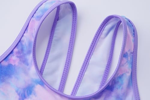 Girls One Piece Unicorn Swimsuit Mermaid Swimwear Rainbow Bathing Suit3