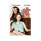 YVFCIRXTT 10 Things I Hate About You, moderner Kunstdruck, 