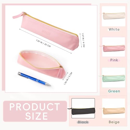 XJMWXHFC 5 estojos pequenos para lápis, bolsa de lápis com zíper, bolsa de maquiagem cosmética, orga