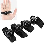 Tomotato 4pcs Técnica de Entrenamiento de Voleibol Ayuda Voleibol, Ayuda de Entrenamiento de Receptor de Rugby, Entrenador de colocación de Manos Ajustable con Anzuelo y Sujetador de Bucle