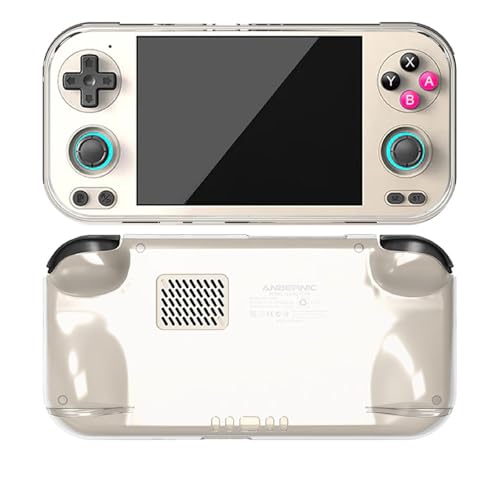 GIOPUEY Clear Hülle Kompatibel mit ANBERNIC RG476H, TPU Stoßfeste Schutzhülle, Superdünn, Kein Geruch, Hülle Silikon- Transparent