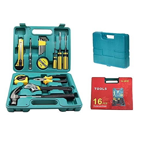 Werkzeugkoffer Werkzeug Set Tools 16 Teile Kasten Box Kiste Heimwerker Bits – Bild 3