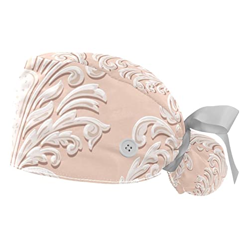 Chapeaux de travail respirants casquettes bouffantes unisexes JDEZ lot de 2